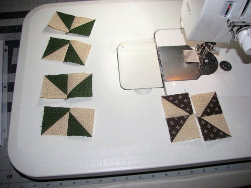 sewing minatures quilt